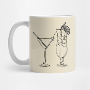 Summer cocktail vacation beach resort theme Mug